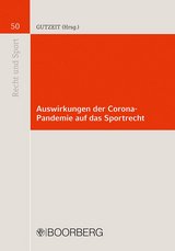 Umschlag von Band 50: Auswirkungen der Corona-Pandemie auf das Sportrecht